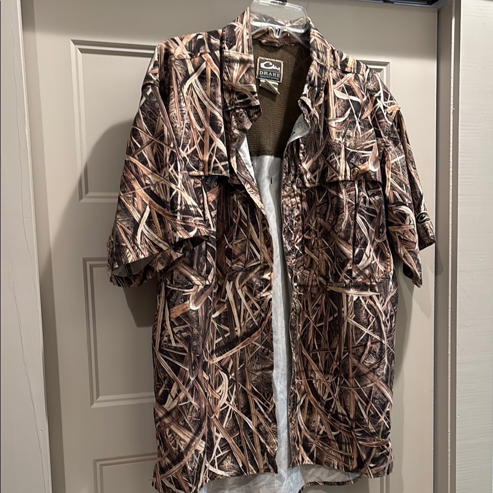 Drake Lightweight Brown and Tan Shirt Jacket